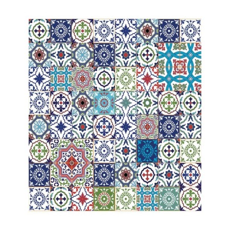 Set of napkins for setting the table "Flower vibrations", rectangular, size 32x46 cm, 4 pcs-2