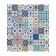 Set of napkins for setting the table "Flower vibrations", rectangular, size 32x46 cm, 4 pcs