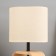 LILIT HELLITRA lamp 1x40W E27 Light wood 11.5x20x30cm