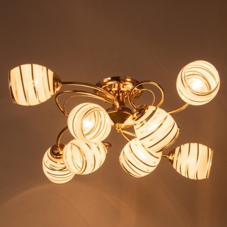 Cauline "Venda" 8x40W E27 Gold Model: 2800089-2
