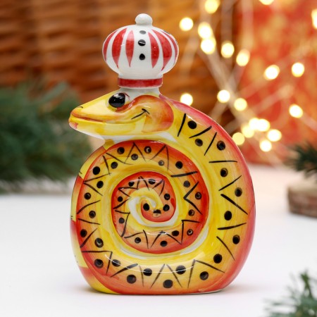 Porcelain Flame "Snake of Moscow Wall", 13 cm, 100 ml