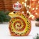 Porcelain Flame "Snake of Moscow Wall", 13 cm, 100 ml