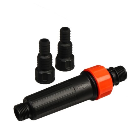 Filter for water purification, for hoses 1/2 "(12 mm) - 3/4" (19 mm), plastic, "beetle"