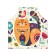 Apron kitchen with a photoprint "painted cat", adjustable, size OS