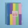 Batf sandpaper for nails, four -sided, 9.3 × 2.5 × 2.5 cm, packing 10 pcs in a bag, color mix