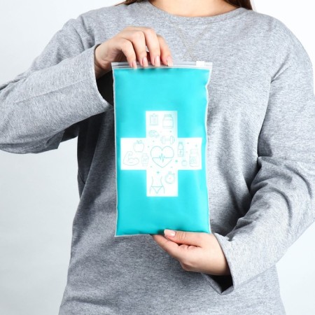 ZIP Packet for Traveling "Lawful", 14 μm, 14.5 x 25 cm.-4