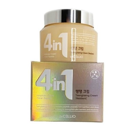 Facial cream Dr.cellio 4 in 1 Taengtaeng, with peptides, 70 ml