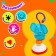 A rattle on the suction cup "Elephant"