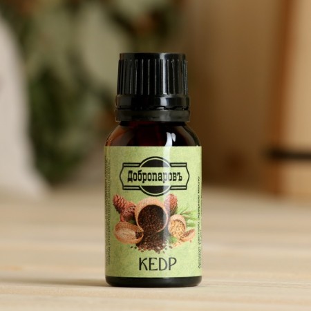 Essential oil "Cedar", a bottle-boiler, 17 ml "Dobroparov"-1