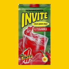 Soluble drink invite strawberries, 5 g