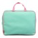 Folder with handles textile A4, 350 x 265 x 80 mm, PMD 4-42, "office", mint/purple/pink (handle)