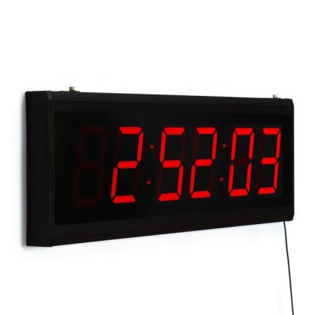 Electronic wall clock, 20 x 3 x 60 cm, USB-2
