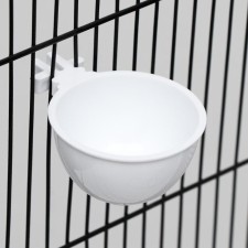 A bowl for rodents and birds, 30 ml, white