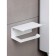 Loft toilet paper holder, 160 × 110 × 85 mm, white color