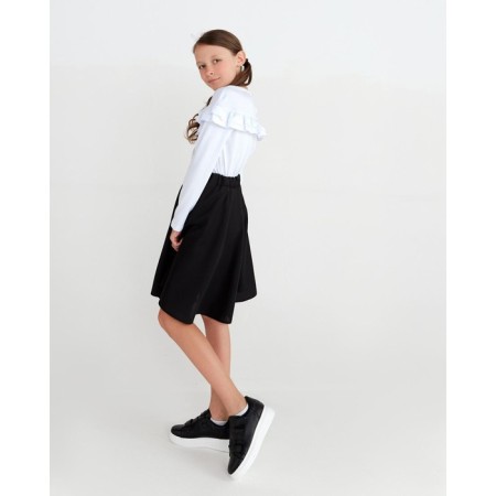 School blouse for a girl, white color, height 134 cm-2