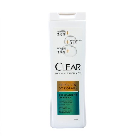 Clear Vita Abe hair shampoo lightness from roots, 380 ml