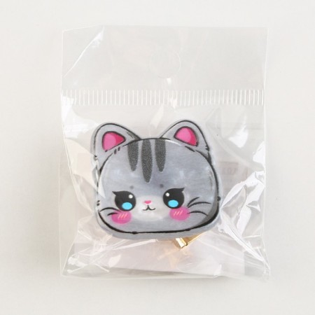 Hair hair clip luminous "cat", 3.4 x 3 cm-6