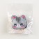 Hair hair clip luminous "cat", 3.4 x 3 cm