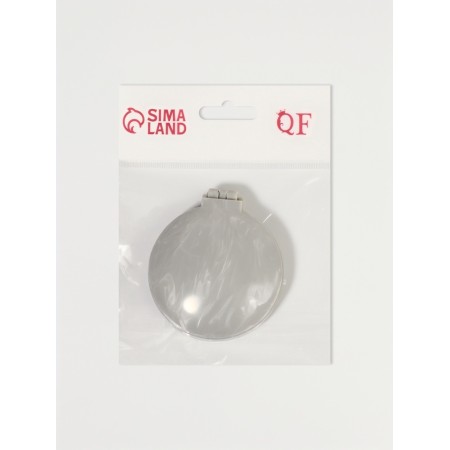 Comb massage Folding Circle marble d7/7.5*7*2.5cm plastic gray bag QF-6