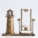 Sanding clock "Spray Tower", souvenir, 15.5 x 7 x 12.5 cm