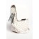 Cross-Body Bag, eco-leather, Ludor white, 12x5x19 cm