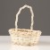 A set of baskets, 3 pcs, 18 × 8/27 cm, 15 × 6/20 cm, 11 × 5/17 cm, rattan