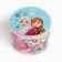 Hair gum, set of 100 pieces in a jar, 1.5 cm, cold heart