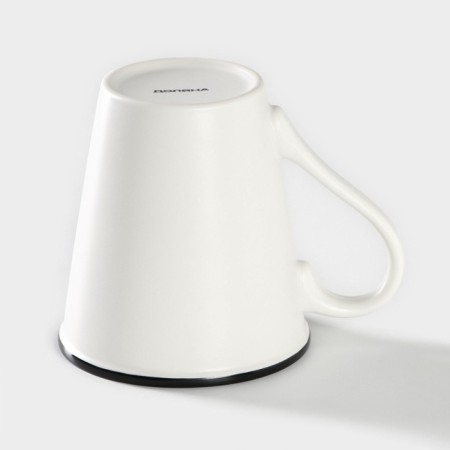 Porcelain share mug "Formula Coffee", 340 ml, white and black color-2