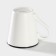 Porcelain share mug "Formula Coffee", 340 ml, white and black color