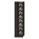 Mirror in the baguette frame, black Ardeko 81 mm, 75.0x75.0 cm