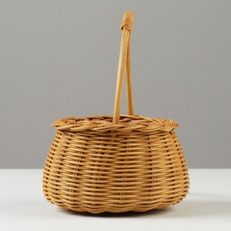 Wicker basket, 15.5 x 8/19.5 cm, rattan-2