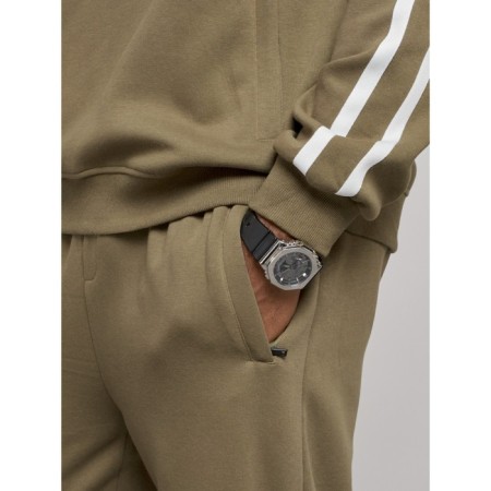 Men's tracksuit, size 56, khaki color-10
