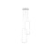 LED LED suspension Ambrella Light, Linetech, FL66365, LED, 38 W, 2850LUM, 4200K, white, white matte color