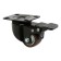 Furniture wheel Cappio d = 40, on the site, with a stop, rotary, tpr coating
