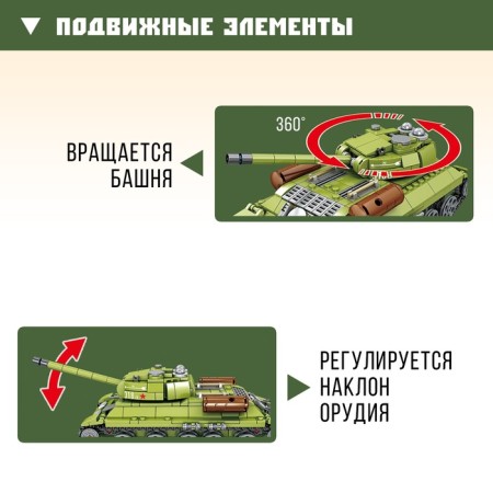 Designer "Army. Soviet tank ", 578 details-2