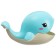 A set of bath toys "Catch the fish", bucket, spray, 4 pcs, crumb I