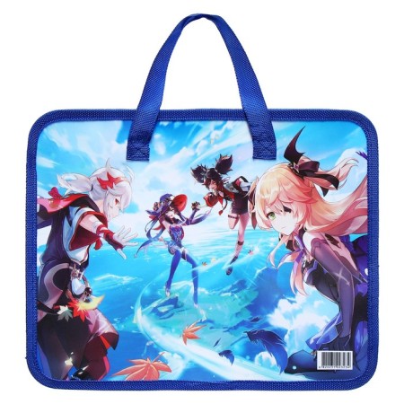 Folder with handles plastic A4 Calligrata "Anime", 32.2x25.6x7 cm,-2