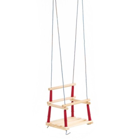Swing, wooden, wood, seat 33 × 22cm, mix-11