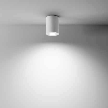 Technical C016CL-01W ceiling lamp, 1xgu10, 50W, 8.5x8.5x1.5 cm, white color-2