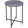 Coffee table Volopas metal, gray marble/black 48x48x60 cm