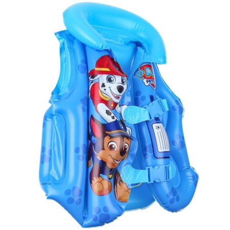 Inflatable vest for swimming, children's, puppy patrol, blue color-6