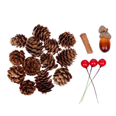 Set of New Year's decor "Spicy cones"-4