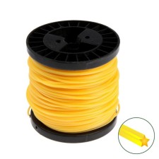 Flaim for the trimmer tundra, section star, d = 3 mm, 80 m, nylon