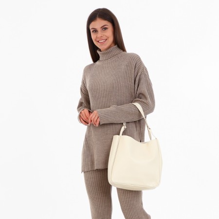 Bag Female Tout on Magnet, Milk color-1