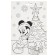 Application by foil "New Year" 23x15 cm, Mickey Mouse