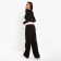 Longsliv Women's Mist, size 40-42, black color