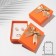 Gift box for the set "Contrast" 7 × 9, Orange color