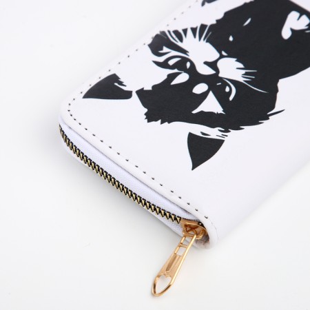 Children's wallet at the zipper "Chosen", the color is white/black-3