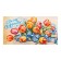 Money envelope "Happy Birthday!" Tulips, blue ribbons, 8.3 x 16.2 cm