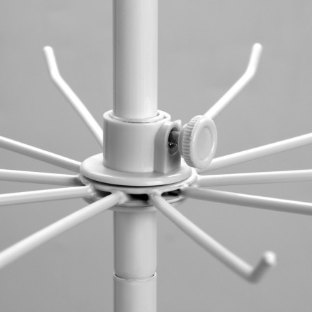 Turnover QF, 3 tiers of 10 hooks, 30 × 30 × 65, white color-3